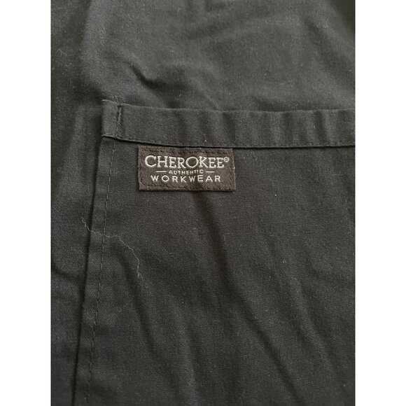 Cherokee workwear black scrub set top size Large, pants size Medium - Picture 3 of 10
